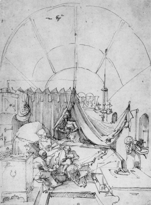 Birth of Mary by Albrecht Durer